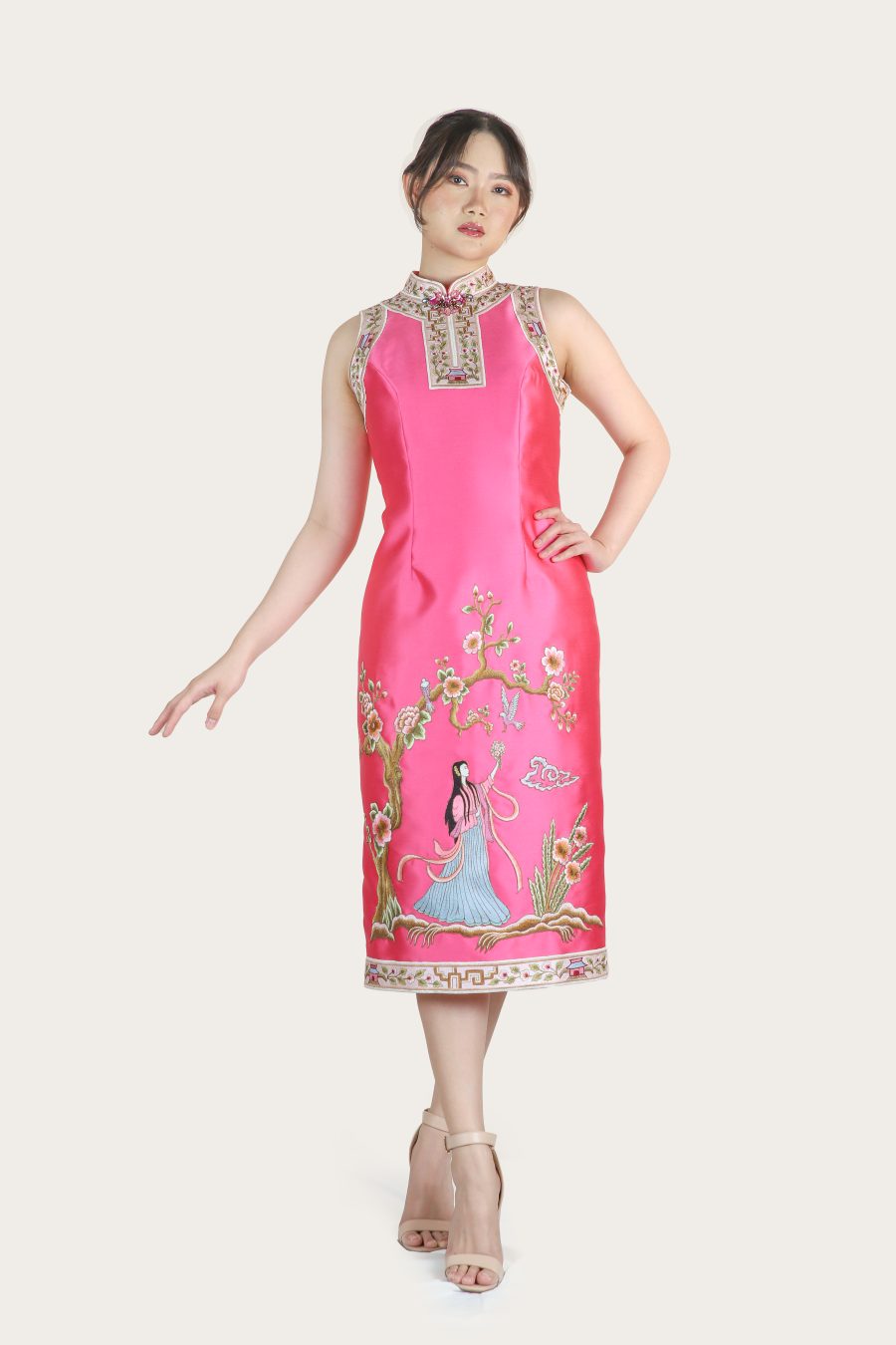 CNY - NUWANG PINK CHEONGSAM - Gambar 4