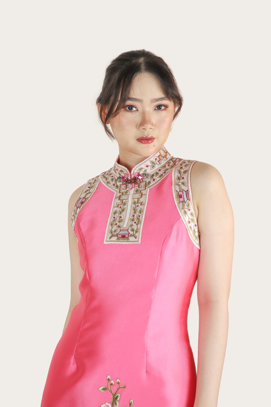 CNY - NUWANG PINK CHEONGSAM - Gambar 6