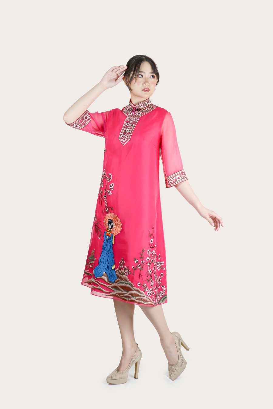 CNY - PUTERI RED DRESS - Gambar 3