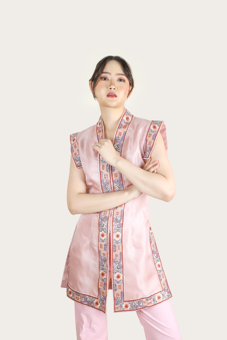 CYN - ONESET FLOWER PINK - Gambar 4