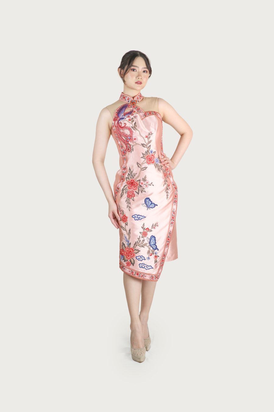 CNY - BLUE BUTTERFLY CHEONGSAM