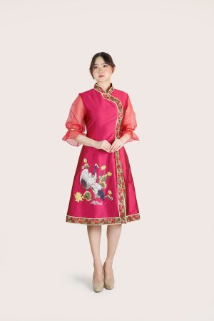 CNY - ZEVANYA RED DRESS