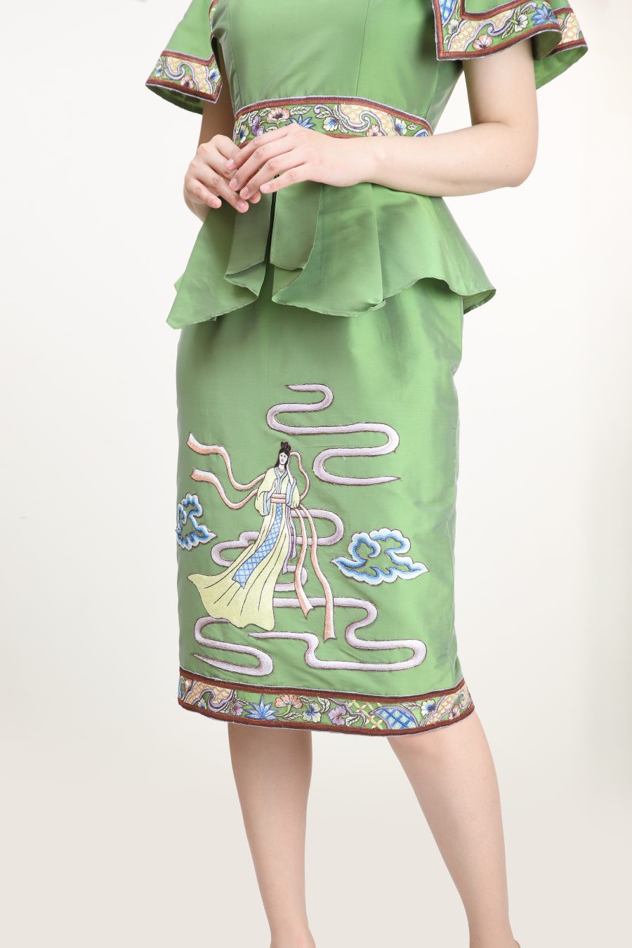 CNY - ONESET PUTERI SKIRT - Gambar 4
