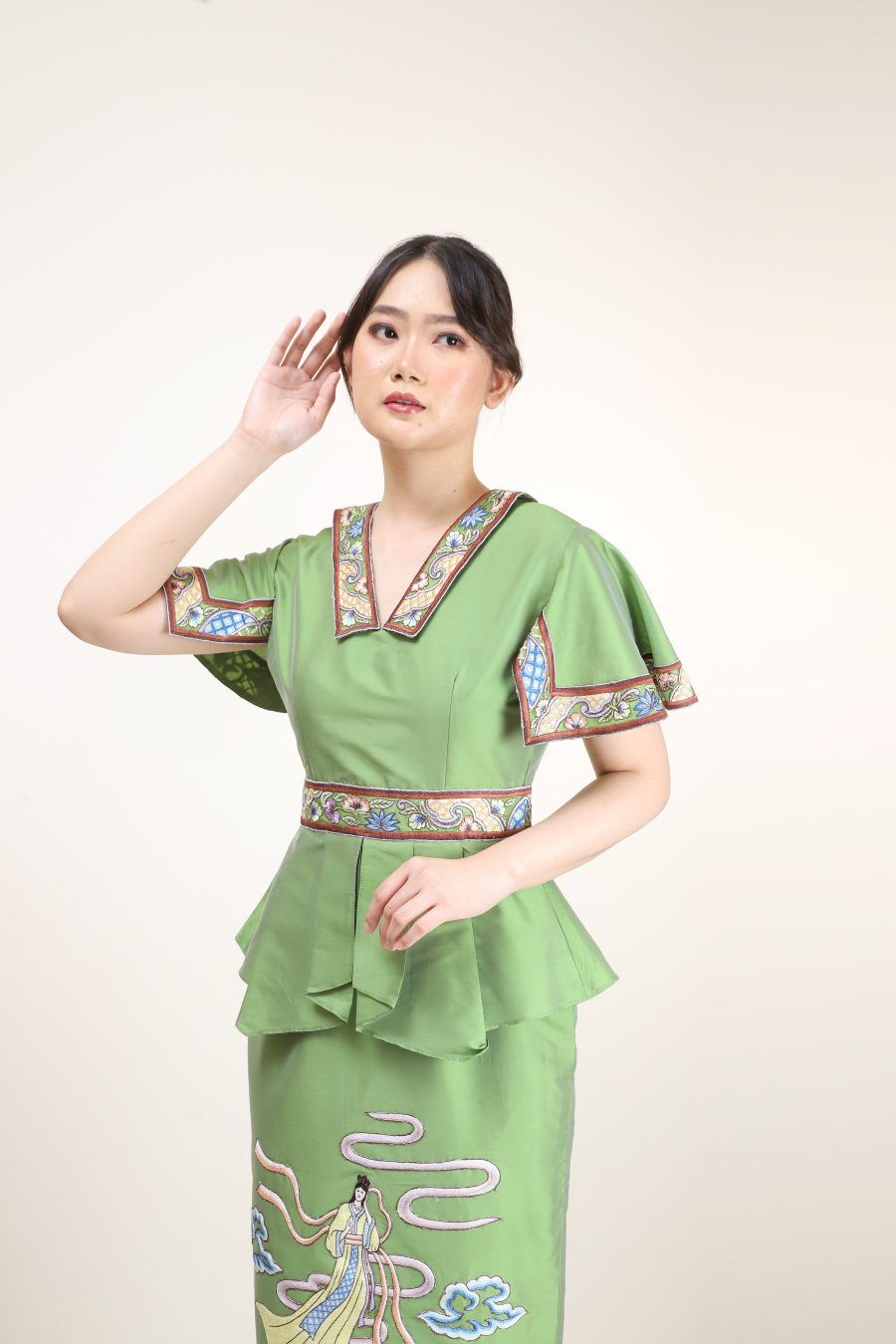 CNY - ONESET PUTERI SKIRT - Gambar 5