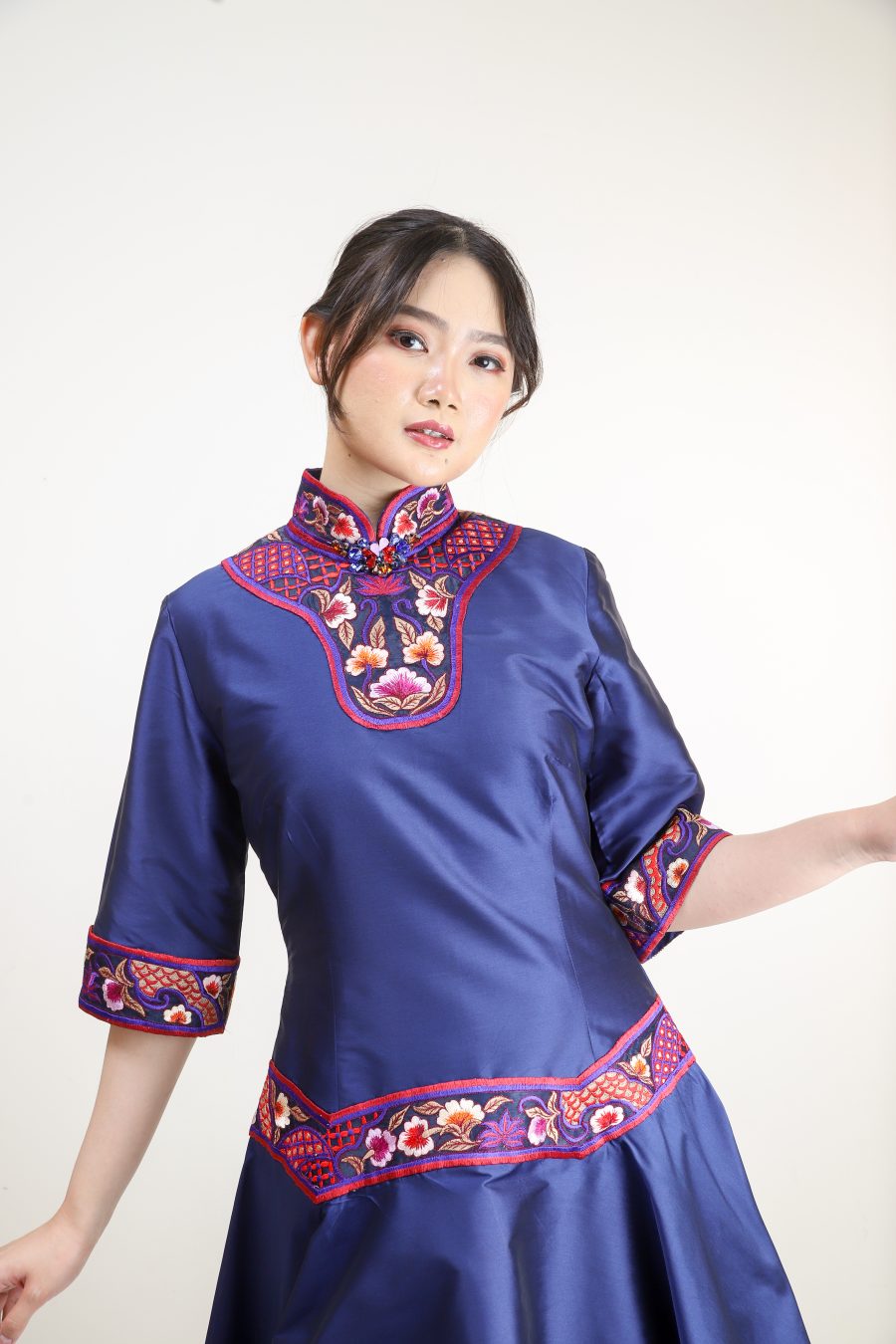 CNY - DAISY BLUE DRESS - Gambar 3