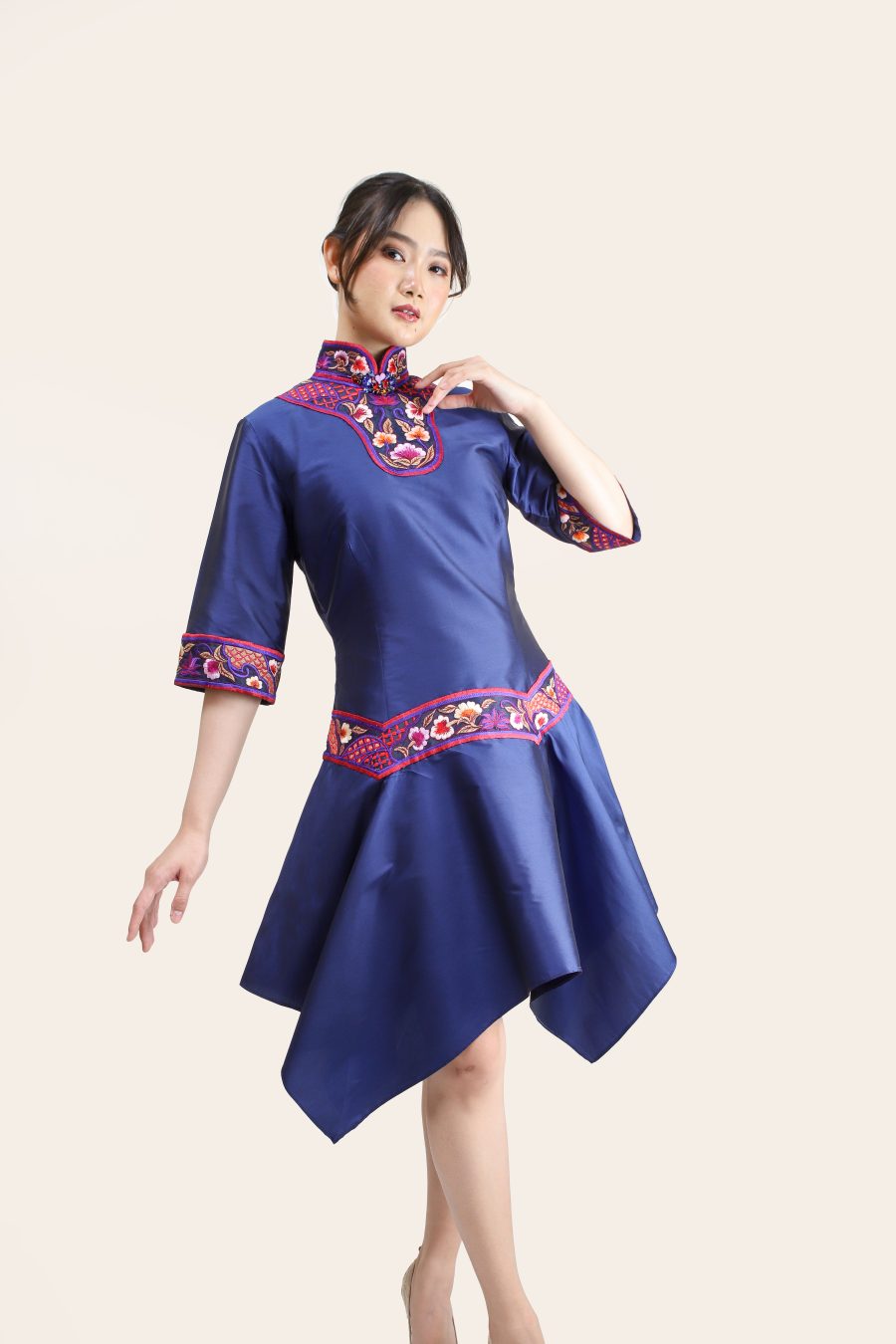 CNY - DAISY BLUE DRESS - Gambar 4