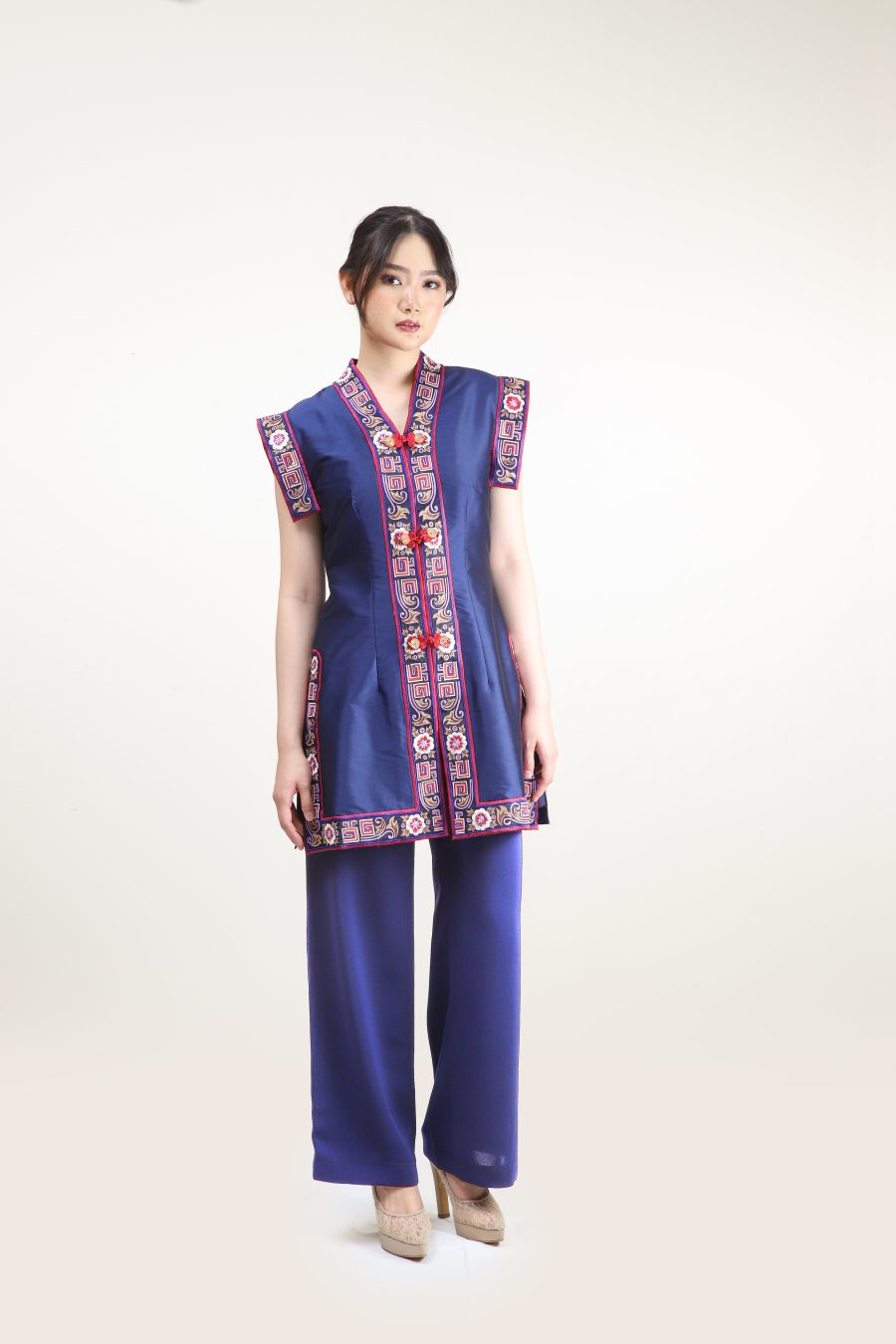 CNY - ONESET BLUE PANTS - Gambar 2